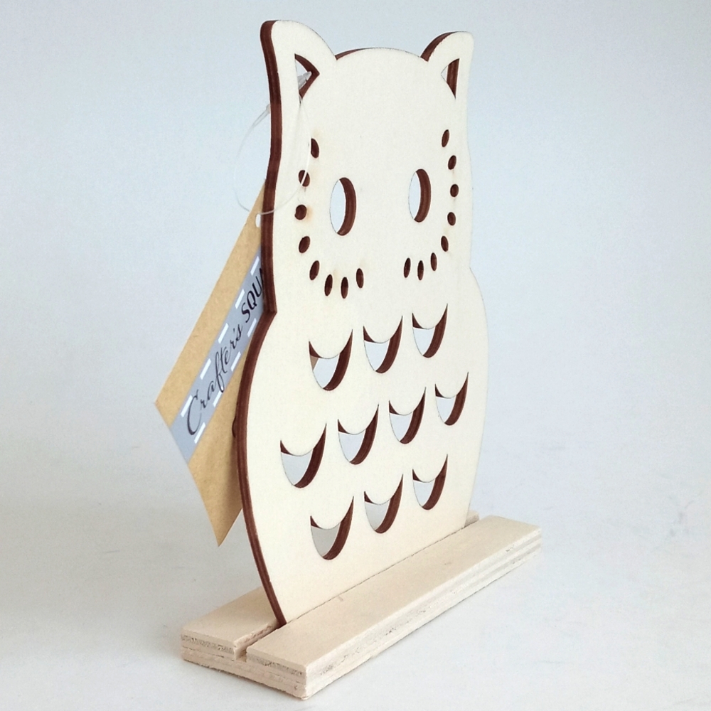Wooden Owl Decor for Arts and Crafts and Painting! - Picture 4 of 6